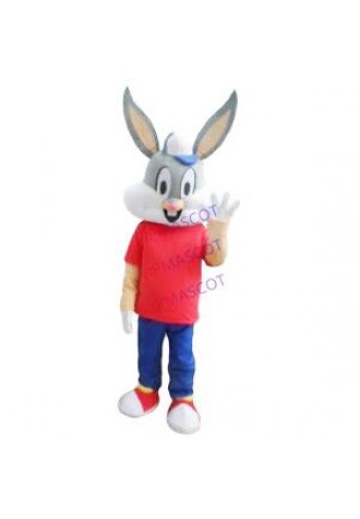 Halloween BUNNY Mascot Costume Suits Cosplay Party Dress Clothing Carnival Adult