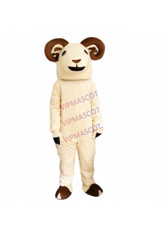Gold Sheep Mascot Costume Cosplay Animal Fancy Dress Outfit Advertising Adults