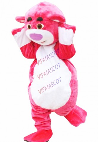 Halloween Best Lots-O  -Huggin   Bear Lotso Mascot Costume Christmas Fancy Dress