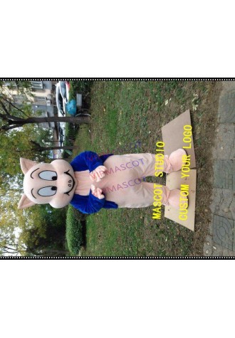Pig Mascot Costume Cosplay Party Game Dress Outfit Advertising Adults Parade