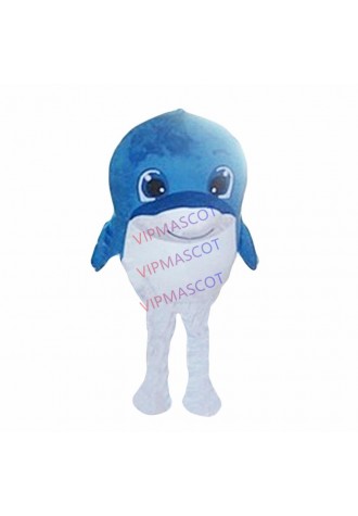 Advertising Dolphin Mascot Costume Festival Christmas fancy dress free shipping