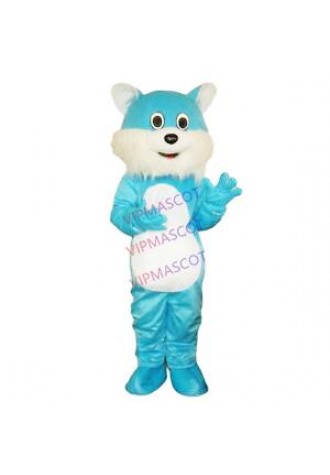 Halloween Blue Cat Mascot Costume Cosplay Party Clothing Carnival