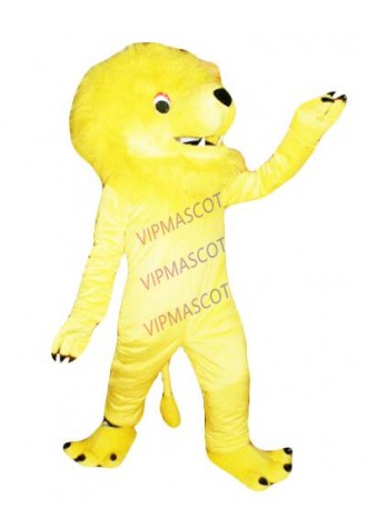 King Of Forest Carnival Yellow Lion Mascot Costume Cos Party Cosplay Adult Dress