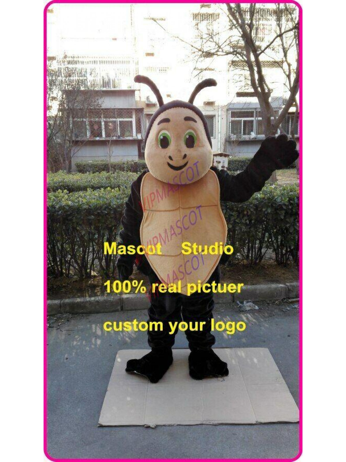 ladybug Mascot Costume Suit Cosplay Party Game Dress Outfit Halloween Adult