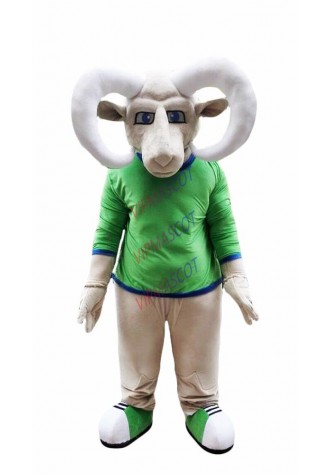 Bighorn Mascot Costume Suit Cosplay Party Game Dress Outfit Halloween Adult New