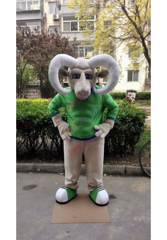 Bighorn Mascot Costume Suit Cosplay Party Game Dress Outfit Halloween Adult New