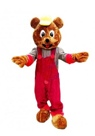Bear Mascot Costume Cosplay Party Game Dress Outfit Advertising Halloween Adult