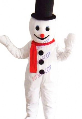 Xmas Snowman Mascot Costume Cosplay Christmas Party Adults Fancy Dress Halloween