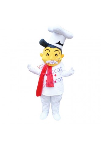 Chef Mascot Costume Cosplay Party Dress Outfit Advertising Halloween Adults Suit