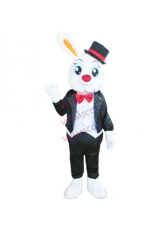 Single Ear Bunny Mascot Costume Cosplay Party Game Dress Outfit Halloween Adult