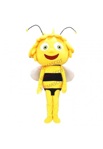 Maya The Bee Mascot Costume Suit Cosplay Animal Fancy Dress Outfit Adult Parade