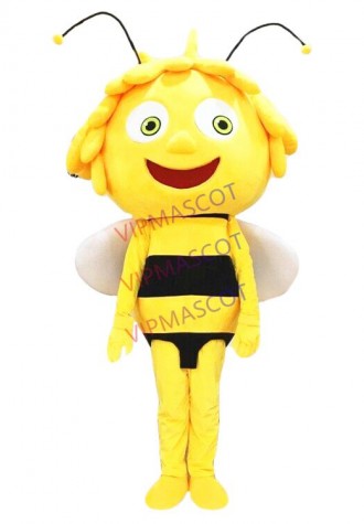 Maya The Bee Mascot Costume Suit Cosplay Animal Fancy Dress Outfit Adult Parade