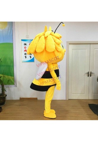 Maya The Bee Mascot Costume Suit Cosplay Animal Fancy Dress Outfit Adult Parade