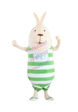 Halloween Prison Break Rabbit Mascot Costume Cosplay Clothing Carnival Adults