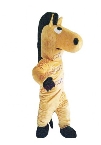 Brown Horse Mascot Costume Suit Cosplay Party Game Dress Outfit Halloween Adult