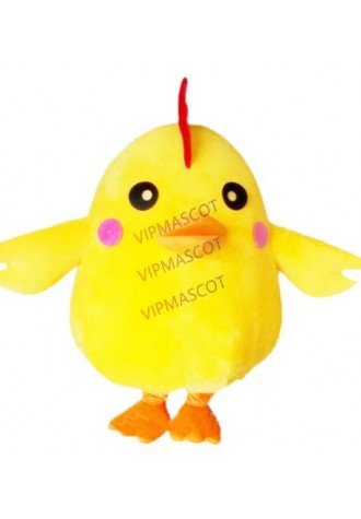 Yellow Chicken Rooster Mascot Costume Suits Hen Dress Cosplay Adults Size Parade