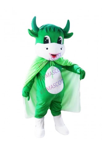 Cow Mascot Costume Outfit Dress Adult Xmas Cartoon Masquerade Props Cosplay Suit