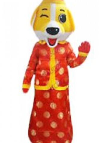 handmade Dog Mascot Costume Adults Fancy Dress party game outfits professionalA