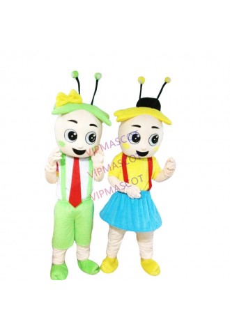 Bee Mascot Costume Cosplay Party Game Dress Outfit Advertising Halloween Adult