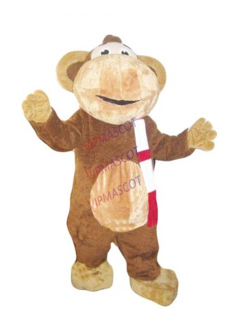 Monkey Mascot Costume Suit Cosplay Party Game Dress Outfit Advertising Halloween