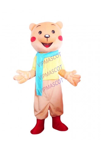 Halloween Pink Bear Mascot Costume Cosplay Party Outfits Clothing Carnival Adult