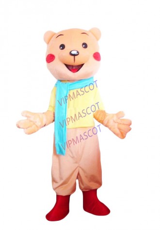 Halloween Pink Bear Mascot Costume Cosplay Party Outfits Clothing Carnival Adult