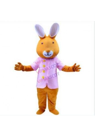 Christmas Rabbit Walking Cartoon Mascot Costume Halloween Party Adult Size Dress