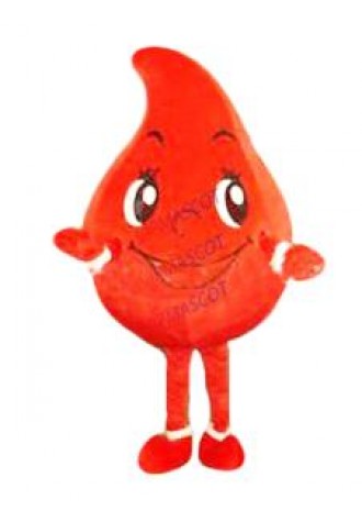 Halloween Drop of Blood Mascot Costume Cosplay Party Fancy Dress Adults Parade