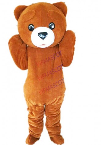 Hot Teddy Bear Mascot Costume Halloween Birthday party game Fancy Dress Adults