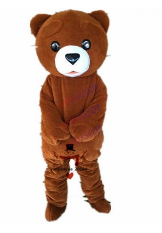 Hot Teddy Bear Mascot Costume Halloween Birthday party game Fancy Dress Adults