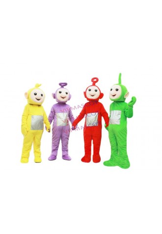 Halloween Teletubbies Mascots Costume Party Dress Top Huality Adults Clothing A+