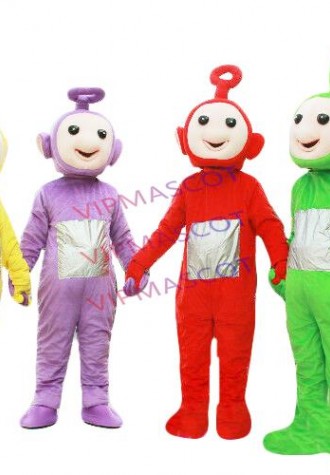 Halloween Teletubbies Mascots Costume Party Dress Top Huality Adults Clothing A+