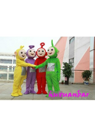 Halloween Teletubbies Mascots Costume Party Dress Top Huality Adults Clothing A+
