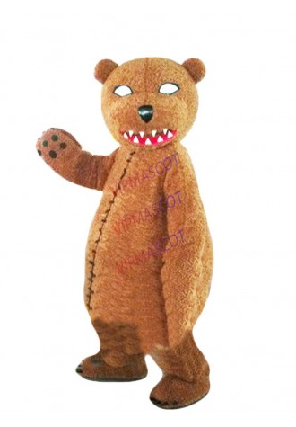 Brown Annie Hastur Bear Mascot Costume Cosplay Fancy Dress Character Adults Suit