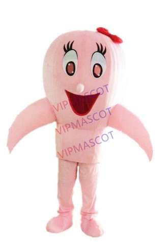 Pink Dolphin Mascot Costume Fancy Dress Adult Outfit Animal Cosplay Reenactments