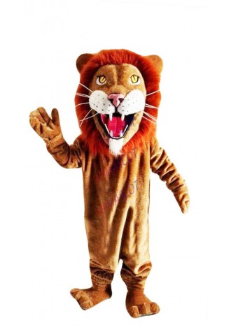 Red Hair Lion Mascot Costume Cosplay Party Game Dress Outfit Halloween Adult