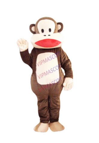 Monkey Mascot Costumes Parade Halloween Dress Outfit Cosplay Animal Party Unisex