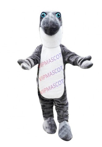 Grey Shark Mascot Costume Suit Cosplay Party Game Dress Outfit Halloween Adult