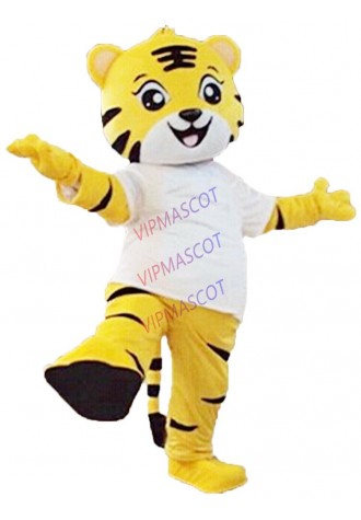 New Tiger Adult Halloween Cartoon Mascot Costume Party Game Birthday Fancy Dress