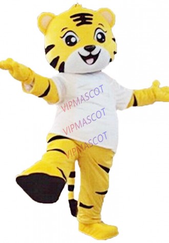 New Tiger Adult Halloween Cartoon Mascot Costume Party Game Birthday Fancy Dress