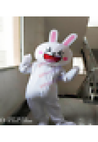 Smile Kani Rabbit Mascot Costume Cartoon Cosplay Fancy Dress Parade Adults Suit