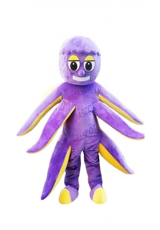 Halloween Octopus Mascot Sqiud Costume Cosplay Mascotte Theme Dress Carnival Hot
