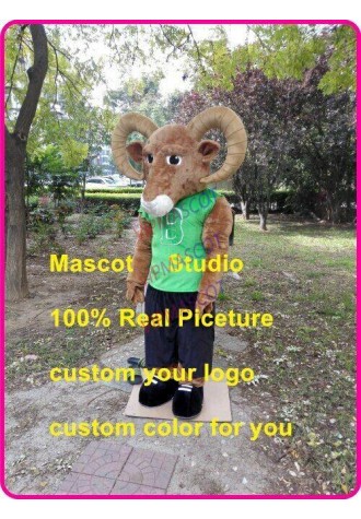 Bighorn Mascot Costume Cosplay Party Game Dress Outfit Advertising Halloween