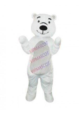 Halloween White Bears Mascot Costume Cosplay Party Game Clothing Carnival Adults
