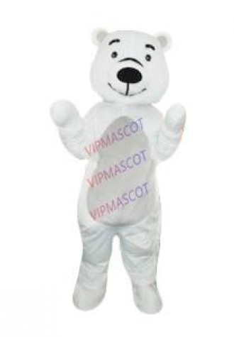 Halloween White Bears Mascot Costume Cosplay Party Game Clothing Carnival Adults