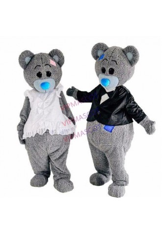 Birthday party Dress Teddy Bear Mascot Costume Enjoy game Amazing Adult Worth A+