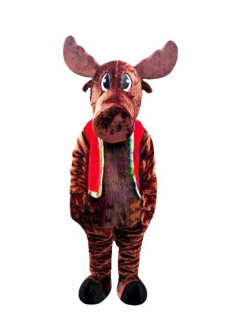 Reindeer Mascot Costume Suit Cosplay Party Game Dress Outfit Halloween Adult