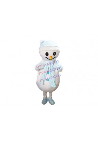 Halloween Christmas Snowman Mascot Costume Suits Cosplay Clothing Carnival Adult