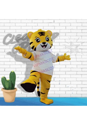 Tiger Mascot Costume Cosplay Party Game Dress Outfit Advertising Halloween Adult