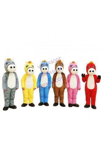 War Horse Mascot Costume Animals Parade Suit Bithday Party Cosplay Dress Outfits